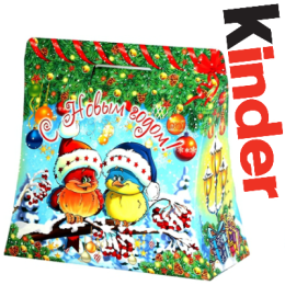 Детский новогодний подарок  в картонной упаковке весом 335 грамм по цене 803 руб