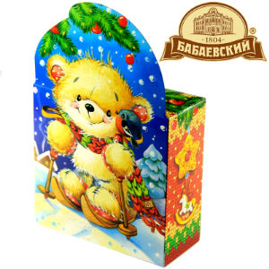 Детский новогодний подарок  в картонной упаковке весом 850 грамм по цене 845 руб