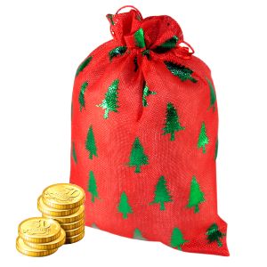 Детский подарок на Новый Год  в мешочке весом 1000 грамм по цене 660 руб