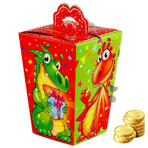 Детский подарок на Новый Год в картонной упаковке весом 600 грамм по цене 318 руб в Кирове