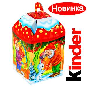 Сладкий подарок на Новый Год  в картонной упаковке весом 610 грамм по цене 1006 руб в Кирове