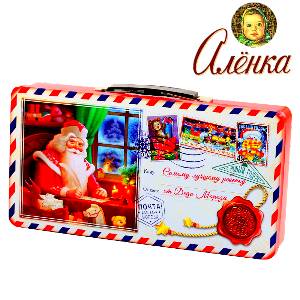 Детский подарок на Новый Год в жестяной упаковке весом 750 грамм по цене 972 руб в Кирове