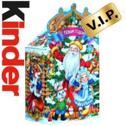 Сладкий подарок на Новый Год в картонной упаковке весом 1500 грамм по цене 1584 руб в Кирове